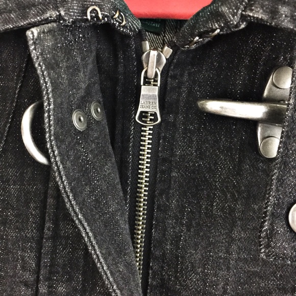 Ralph Lauren Black Denim Jean Jacket - Picture 5 of 8